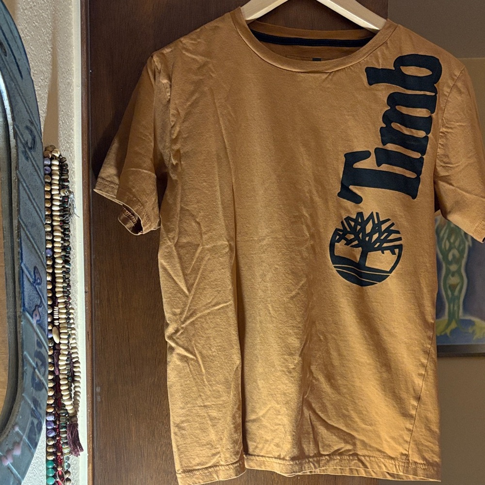 Timberland Kids Tan Graphic Tee